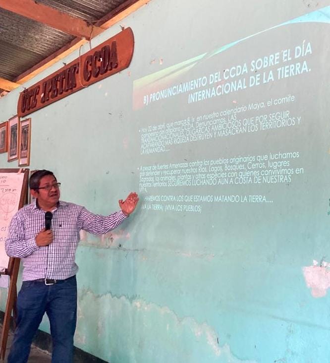 Leocadio Juracán provides CCDA perspective in Extraordinary Assembly
